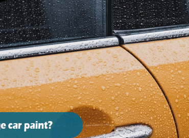 rain Damage car paint