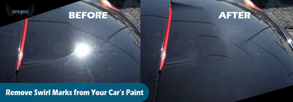 Paint correction to remove swirl marks